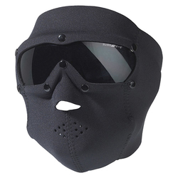Maska s brýlemi SWAT PRO neopren ČERNÁ