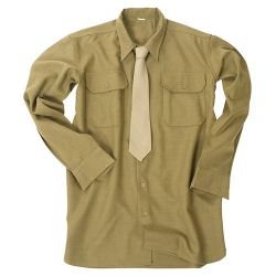 Košile US M37 WWII vlněná KHAKI