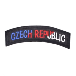 Nášivka oblouček CZECH REPUBLIC - TRIKOLORA