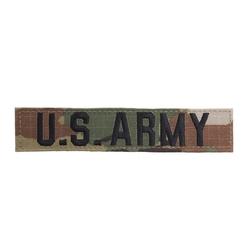 Nášivka jmenovka "U.S. ARMY" VELCRO MULTICAM®