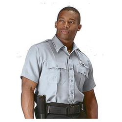 Košile POLICIE A SECURITY krátký rukáv ŠEDÁ