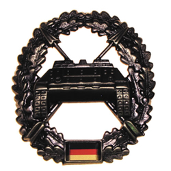 Odznak BW na baret Panzerjägertruppe kovový