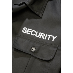 Košile US SECURITY krátký rukáv ČERNÁ