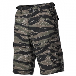 Kraťasy US střih BDU rip-stop TIGER STRIPE CAMO