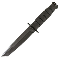 Nůž short FIGHTING/UTILITY TANTO hladké ostří ČERNÝ