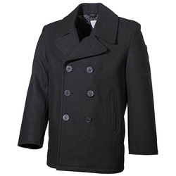 Kabát US  Pea Coat ČERNÝ