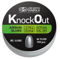 Diabolky JSB KNOCKOUT SLUG MKI 6,37
