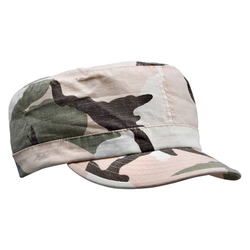 Čepice dámská VINTAGE PINK CAMO rip-stop