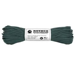 Šňůra PARACORD nylon 550LB ø 4 mm / 30 m TMAVĚ ZELENÁ