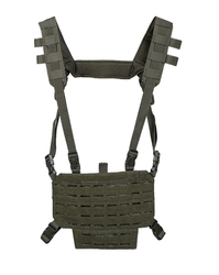 Vesta taktická lehká CHEST RIG s LASER panelem ZELENÁ