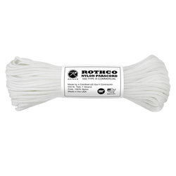 Šňůra PARACORD nylon 550LB ø 4 mm / 30 m BÍLÁ