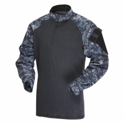 Košile taktická COMBAT TRU 1/4 ZIP MIDNIGHT DIGITAL