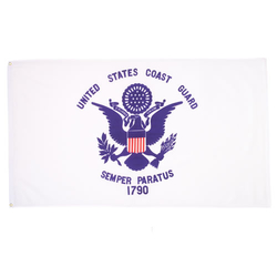 Vlajka pobřežní stráže U.S. COAST GUARD 1790 BÍLÁ