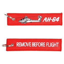 Klíčenka REMOVE BEFORE FLIGHT / AH-64