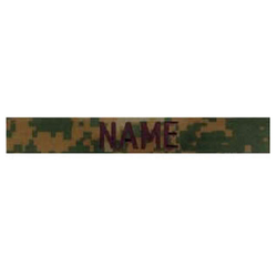 Nášivka jmenovka "NAME" 12,5 cm VELCRO MARPAT - DIGITAL WOODLAND