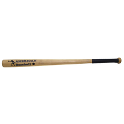 Pálka baseballová dřevo 81 cm NATUR