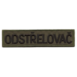 Nášivka ODSTŘELOVAČ - OLIV VELCRO