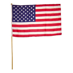 Vlajka na tyčce 30x45cm USA