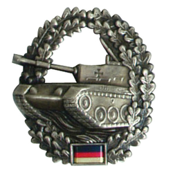 Odznak BW na baret Panzertruppe
