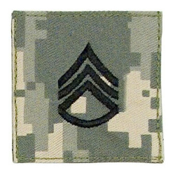 Nášivka hodnosti VELCRO STAFF SGT ARMY ACU DIGITAL