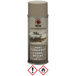 Barva ARMY ve spreji 400ml RAL 1019 MATT DESERT