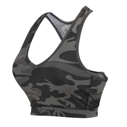 Podprsenka WORKOUT sportovní BLACK CAMO