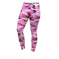 Legíny maskáčové RŮŽOVÉ PINK CAMO