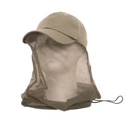 Čepice BASEBALL OPERATOR s moskytiérou KHAKI