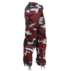 Kalhoty dámské PARATROOPER RED CAMO