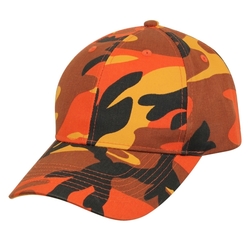 Čepice BASEBALL Supreme Low ORANGE CAMO