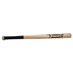 Pálka baseballová dřevo 66 cm NATUR