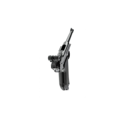 Pistole vzduchová UMAREX Legends P08 BLOWBACK CO2 - BB 4,5mm steel