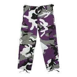 Kalhoty dětské BDU VIOLET CAMO