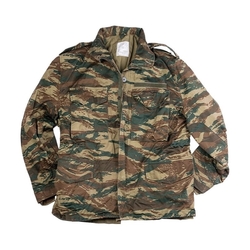 Bunda s vložkou M65 ŘECKÁ LIZARD CAMO použitá