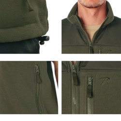 Vesta fleece SPEC OPS tactical ZELENÁ