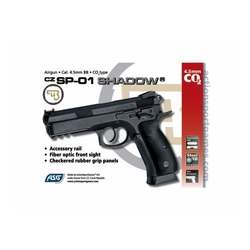 Pistole vzduchová ASG CZ 75 SP-01 Shadow CO2 - BB 4,5mm steel