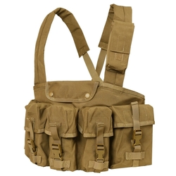 Vesta taktická CHEST RIG 7 kapes COYOTE BROWN