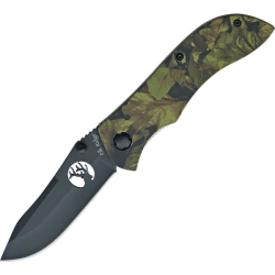 Nůž zavírací CAMO LEAVES hladké ostří