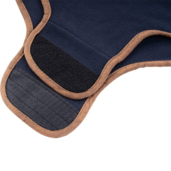 Vesta pro psa FLEECE TMAVĚ MODRÁ