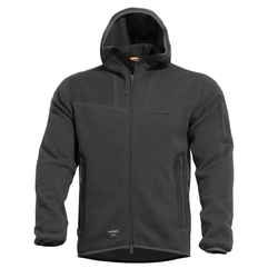 Mikina FLEECE s kapucí FALCON PRO POLARTEC® ČERNÁ