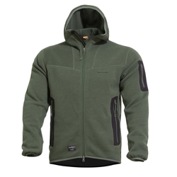 Mikina FLEECE s kapucí FALCON PRO POLARTEC® ZELENÁ