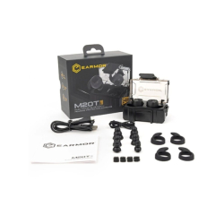 Špunty do uší elektronické M20T PRO s BlueTooth ČERNÉ
