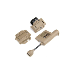 Svítilna na helmu CHARGE MPLS 3 barvy + IR LED KHAKI