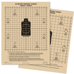 Terč voděodolný M16A2/M16A4 nastřelovací 25 metrů