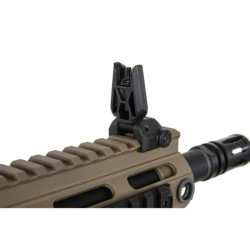 Puška airsoft AEG M4 CARBINE RL M-LOK (SA-F05) ČERNÁ/PÍSKOVÁ
