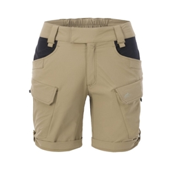 Kraťasy dámské OTS® VersaStretch® Lite 8,5" krátké KHAKI/ČERNÉ