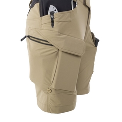 Kraťasy dámské OTS® VersaStretch® Lite 8,5" krátké KHAKI/ČERNÉ