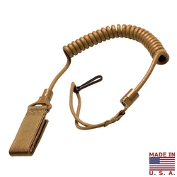 Šňůra bezpečnostní LANYARD pro pistol COYOTE BROWN
