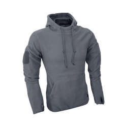 Mikina klokanka s kapucí FLEECE TITANIUM