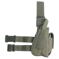 Pouzdro pistolové TACTICAL stehenní ZELENÉ